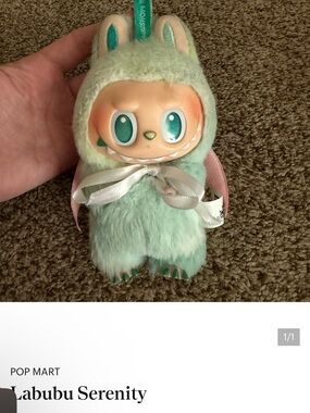 POP MART Labubu Serenity Plush Toy - Mint Green